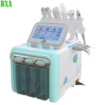 Second Generation 6 In 1 Facial Oxygen Jet Peeling Water Mill Fur Hole Shrinkage Skin Care Blackhead Surface Removal Machine