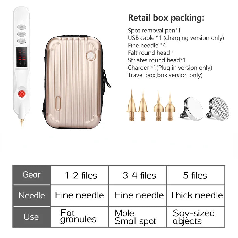 Multifunctional Laser Plasma Pen Charging Home Electric Instrument To Remove Freckles And Black Spots Skin Tags Beauty Machine