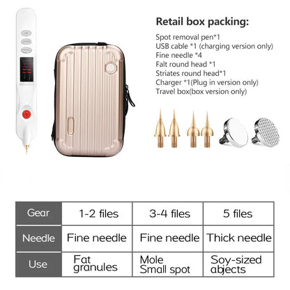 Multifunctional Laser Plasma Pen Charging Home Electric Instrument To Remove Freckles And Black Spots Skin Tags Beauty Machine