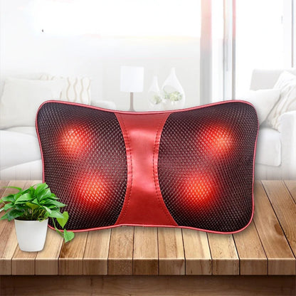 Electric Heading Massager Pillow 3 speed Head Relax Electric Shoulder Back Shiatsu Neck Massager Multifunctional for Car Home