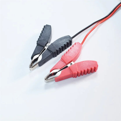 10A Solar Power Connection Cable, 1m, Butterfly-Shaped Pure Copper 0.75mm² Crocodile Clip To SAE Plug, Photovoltaic Solar Energy