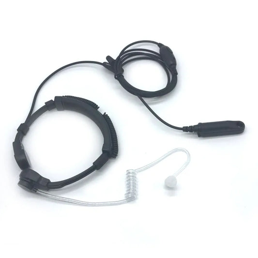 Acoustic Extensible Air Tube Throat Vibration PTT Mic Headset for BaoFeng A-58 A58 UV9R UV-9R Plus GT-3WP UV-5S Walkie Talkie