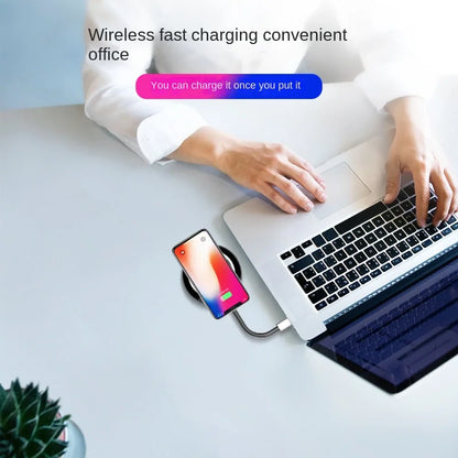 Type-C HUB Wireless Charging Dock - 9-in-1 USB-C HUB for MacBook, Phone Expansion