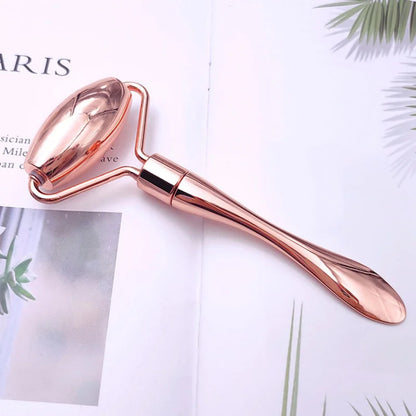 Stainless Steel Pointed Roll Spatula Massager Ball Stone Face Roll Massager Improve Neck Facial Beauty Skin Care Tool