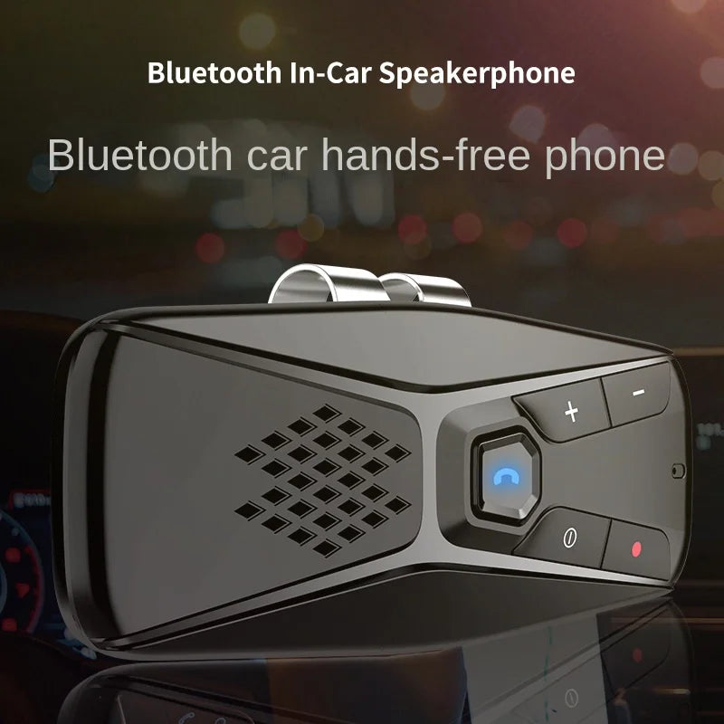 Sun Visor Car Bluetooth Hands-free Phone One-to-Two T823 Multi-language Car Bluetooth Hands-free Speaker