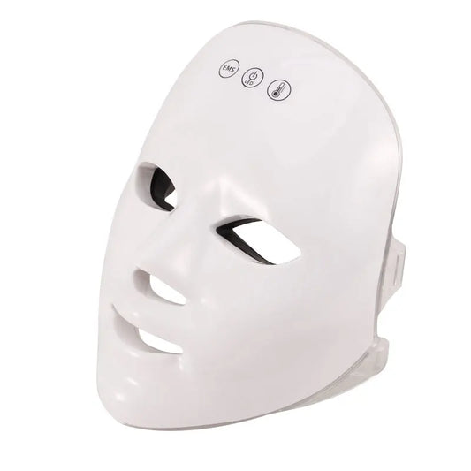 Anti-acne Wrinkle Removal Skin Care Beauty Massager Wireless LED Mask Hot Compress Photon Therapy Tender Skin Firming