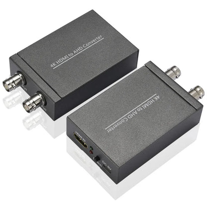 4K HDMI To AHD Converter, 1080P Coaxial Transcoding Adapter with HDMI To AHD Signal Output