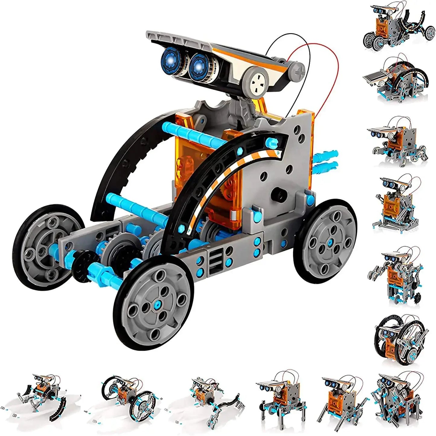 Solar Robot Kits High-Tech Science Toy 12 In 1 Develop Educational Solar Powered Learning Robotic Programming Toys for Boys