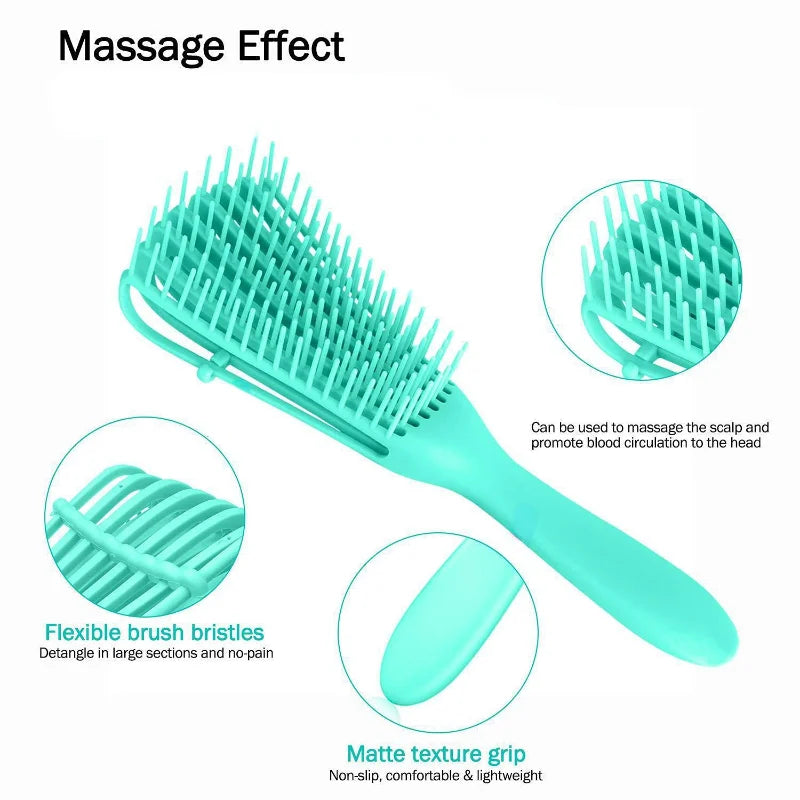 Hair Brush Detangling Brush Scalp Massage Hair Comb Detangling Brush For Curly Detangler Hairbrush Women Men Salon