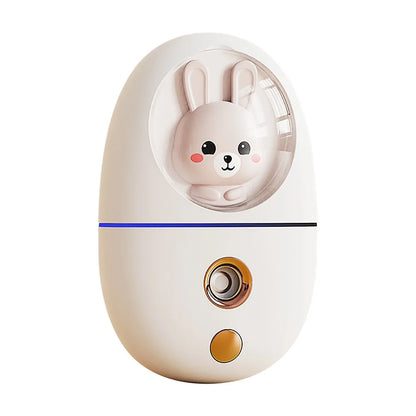 New 35ML Mini Facial Humidifier Cartoon Facial Nano Spray Makeup Skin Moisturizing Hydration Spray Facial Steamer USB