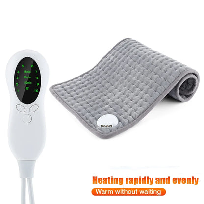 30*60cm Electric Heating Pad Physiotherapy Therapy Blanket Thermal Shoulder Back Pain Relief Eliminate Fatigue Winter Warmer