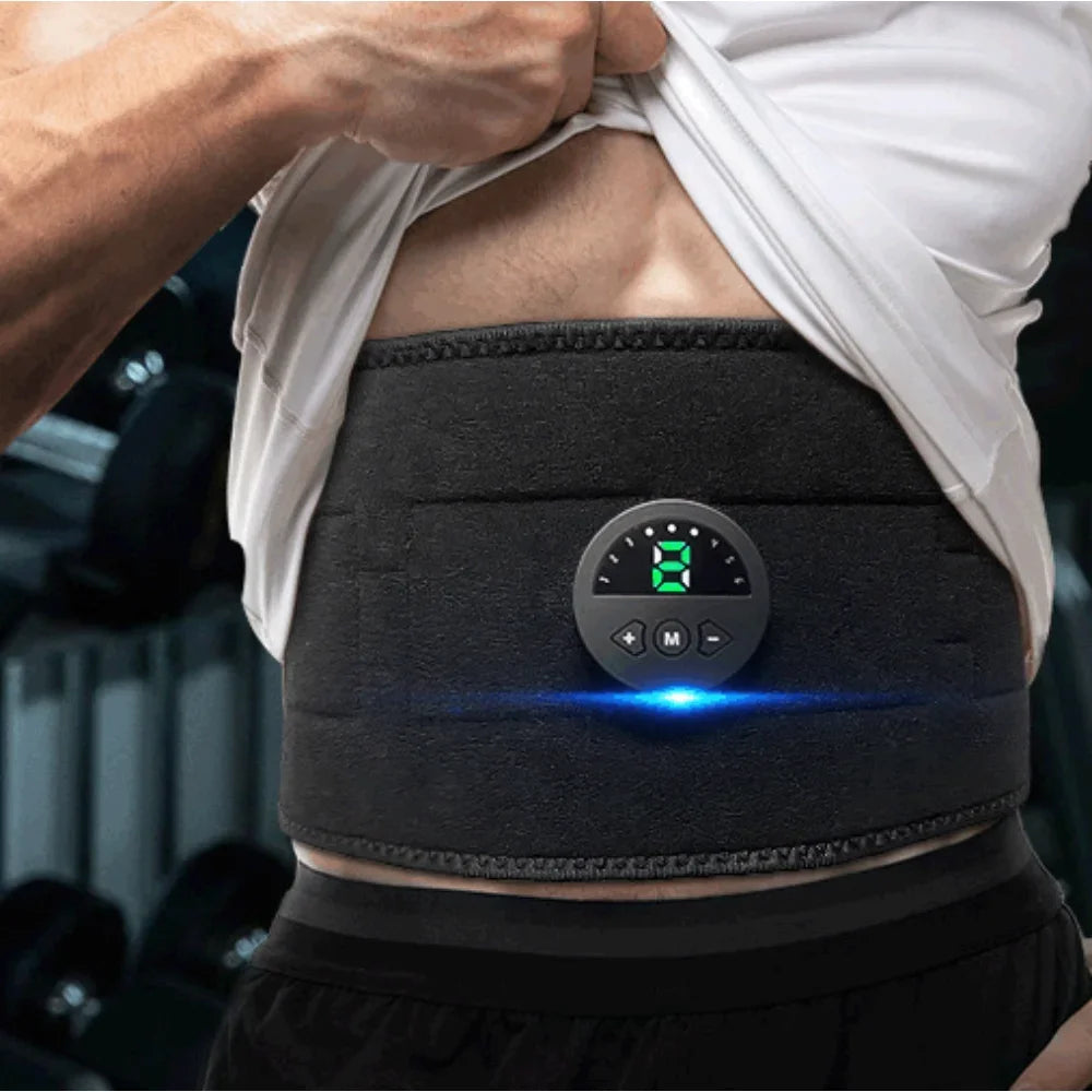 EMS Pulse Body Massage Belt Anti-honeycomb Smart Abdominal Muscle Stimulator Fat Burner Waist Weight Loss Body Slimming Massage