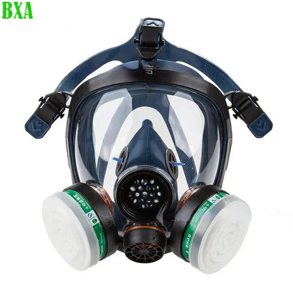 Protection Industrial Painting Spraying Respirator S100x Gas Mask Safety Glasses Work Filter Anti Dust Full Face Mask Reusable