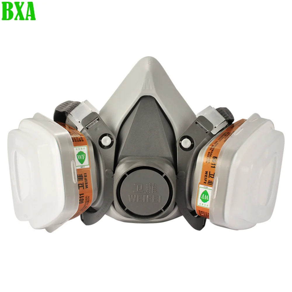 Filter Box Suit Safety Filter Gas Mask Coal Mine Pesticide Chemical Industrial Dust Painting Spraying Respirator 620 6011 Grey