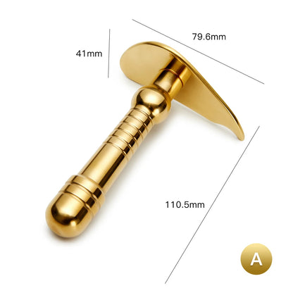 Pure Copper Meridian Massage Stick Trigger Point Body Massager Brass Meridian Scraping Board Muscle Relaxtion Acupoint Press Pen