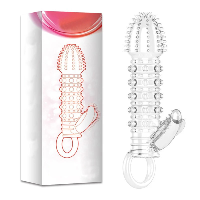 Vibrating Cock Ring Clitoris Stimulation Penis Sleeve Penis Enhancers G-Spot Vibrator Delayed Ejaculation Sex Toys for Couples