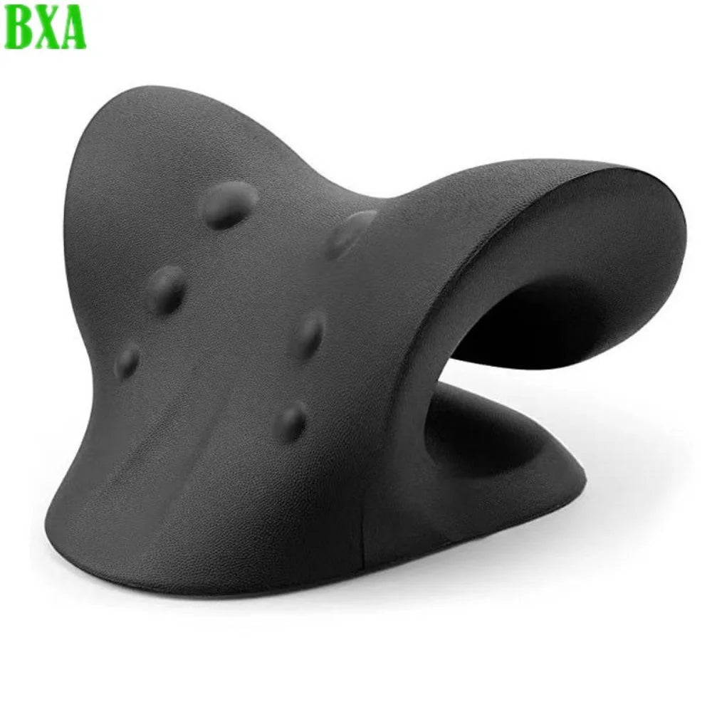 Neck Shoulder Stretcher Cervical Spine Stretch Gravity Muscle Relaxation Traction Massage Pillow Relieve Pain Spine Correction