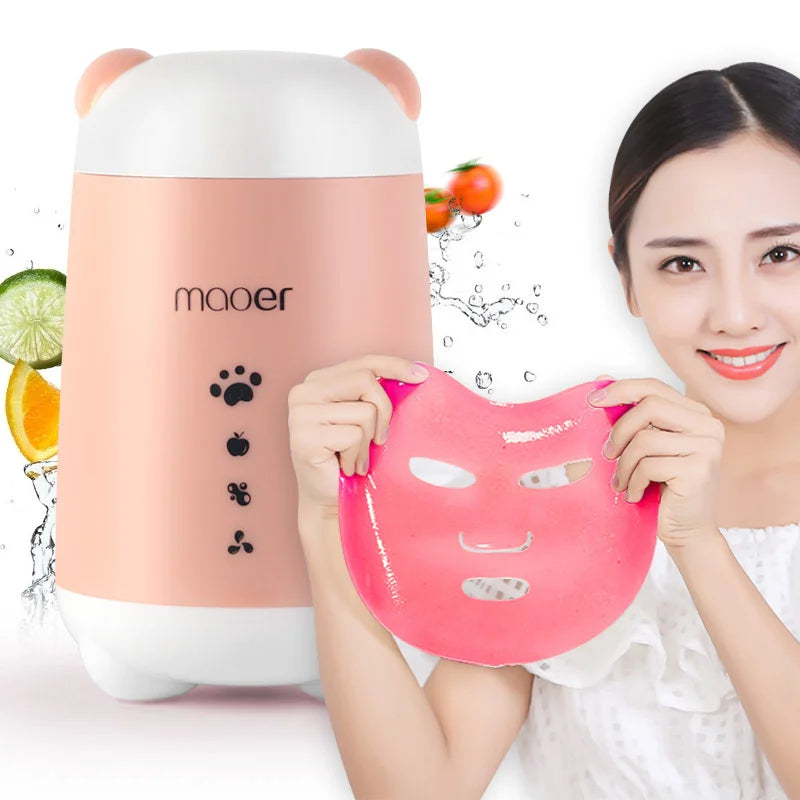 New Full Automatic Fruit And Vegetable Juice Facial Mask Machine Beauty Care Instrument Diy Beauty Tool Self-Made