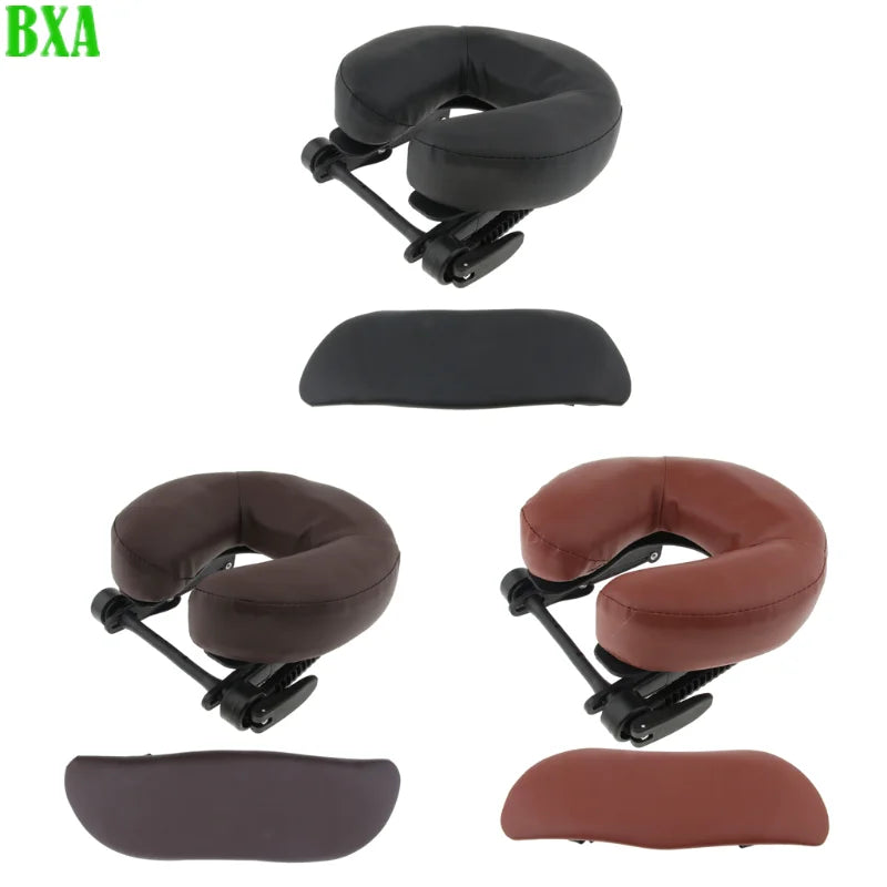 Beauty salon Adjustable Massage Pillow Headrest for Massage Bed Portable Backrest Massage Physical Therapy Health Preservation