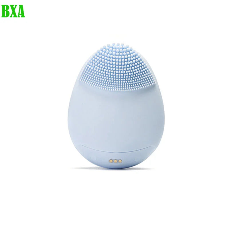 Ultrasonic Silicone Face Cleansing Brush Electric Wireless Charger Waterproof Facial Cleansing Instrument Massage Relaxation