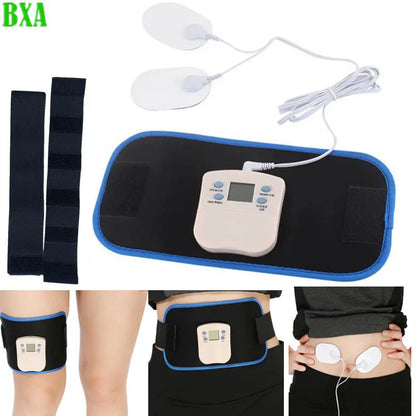 New PVC Electric Body Muscle Neck Massager Back Slimming Slim Massage Belt Ab Gymnic Muscle Arm Leg Waist Body Building Belt