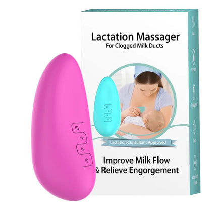 Breast Massager Female Postpartum Lactation Milk Swelling Lump Booster Breastfeeding Dredging Hot Compress To Improve Milk Flow