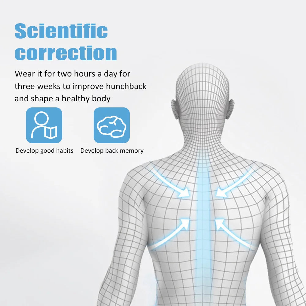 Smart Corrector with Sensor Orthotics Invisible Reminder Sitting Posture Hunchback Smart Posture Corrector