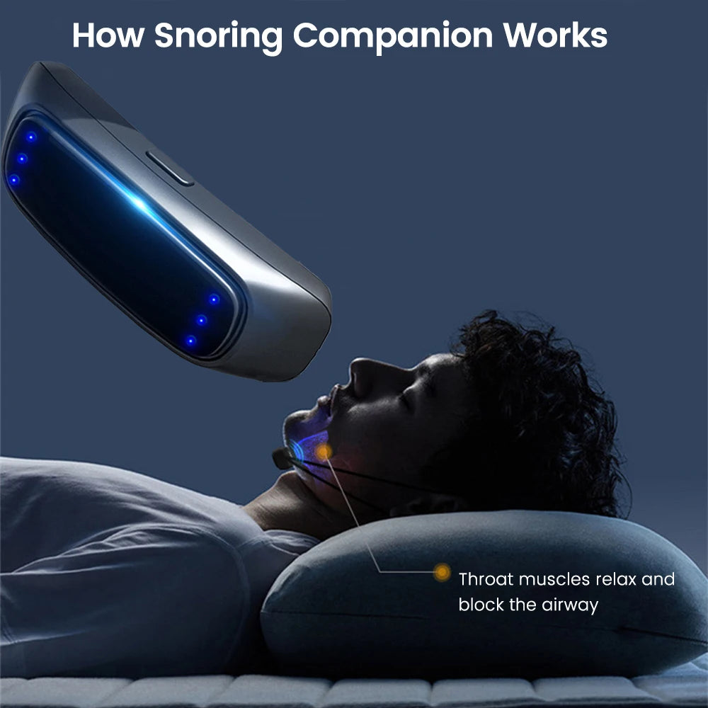 Sleep Aid Anti-snoring Anti-snoring Men Intelligent Snoring Throat Pulse Device Electric Sleep Snoring Correction Device