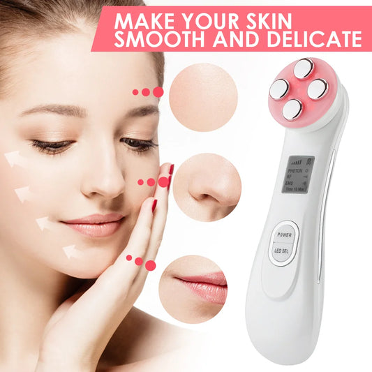 EMS Micro-current Phototherapy Lifting Massager LED Photon Rejuvenation Beauty Machine Skin Lifting Equipment Anti-wrinkle