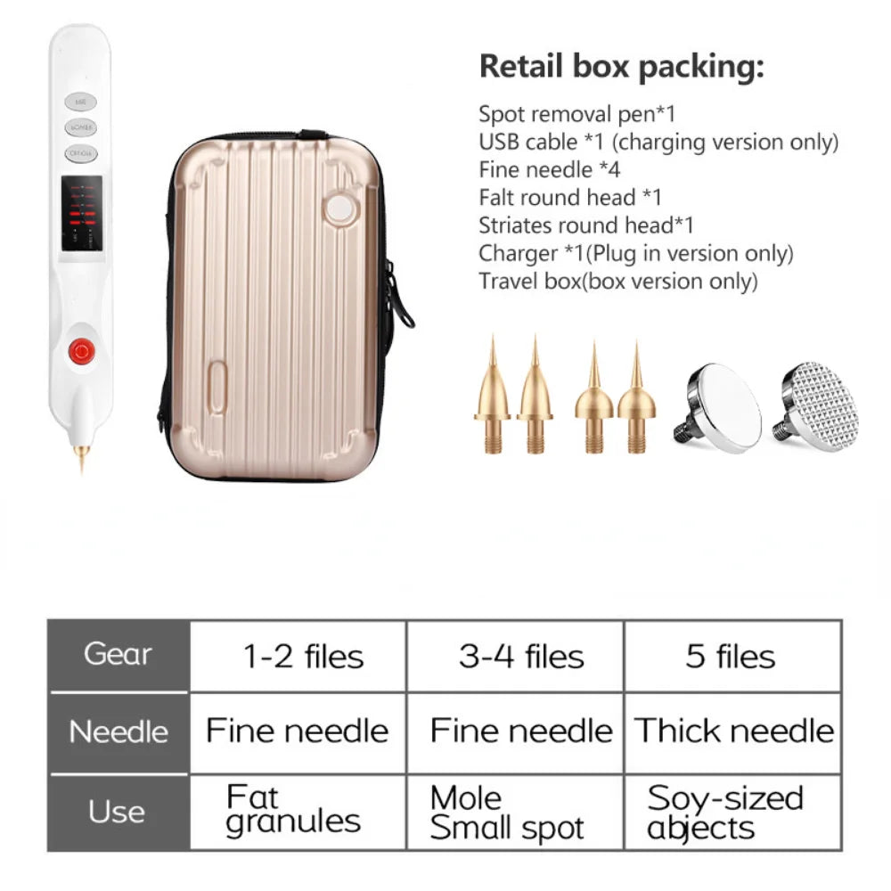 Beauty Machine Multifunctional Laser Plasma Pen Charging Home Electric Instrument To Remove Freckles And Black Spots Skin Tags