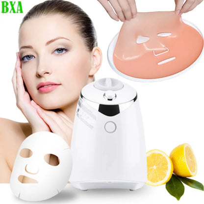 Automatic DIY Face Mask Maker Machine Facial Treatment Fruit Natural Vegetable Collagen Home Use Beauty Salon SPA Care Voice