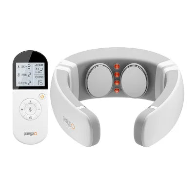 Pangao P6 4D Smart Cervical Massager U shaped Pillow VTP Double Pulse Nursing Instrument Portable Neck Pain Relie Massager