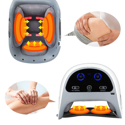 1pc Electric Knee Massager for Arthritis Infrared Heating Air Pressure Joint Physiotherapy Hot Compress Vibration Muscle Relax