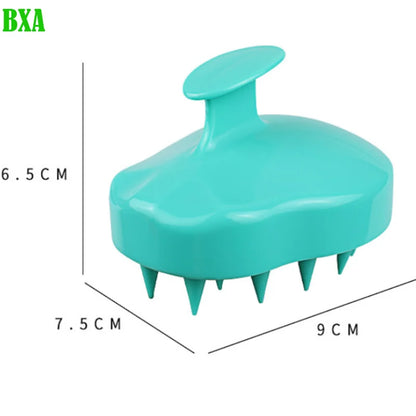 1PCS Soft Silicone Massage Comb Wet and Dry Scalp Hair Growth Massager Household Bath Shampoo Brush for Relax & Stress Relief