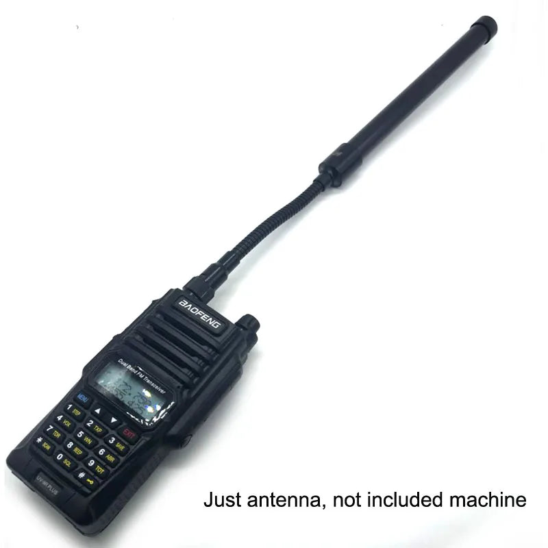 ABBREE AR-148 Gooseneck 144/430MHz SMA Male/SMA Female Tactical Antenna for BAOFENG UV-5R UV-82 UV-S9 UV-13 Pro BF-888S Radio