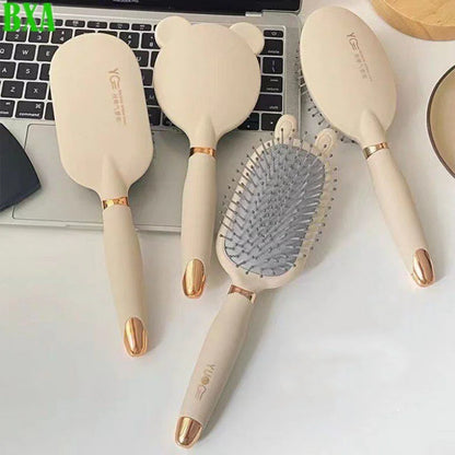 1pc Head Massage Comb Cute Comb Anti Static Exhaust Air Cushion Comb Home Women Long Hair Curling Fluffy Air Bag Comb