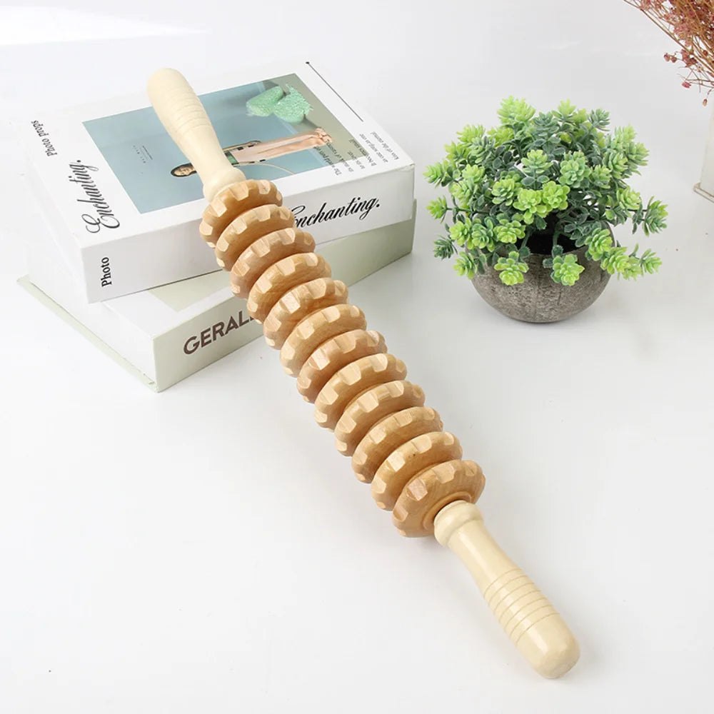 Wood Therapy Roller Massage Tools, Lymphatic Drainage, Colombian Chorea Martensis, Cellulite Trigger Point Manual Muscle Release