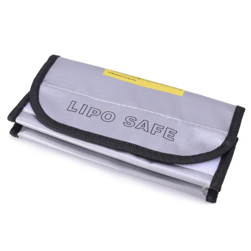 1PCS 185x75x60mm Portable Battery Guard Bag Explosion-proof Bag RC Lipo Battery Safe Bag