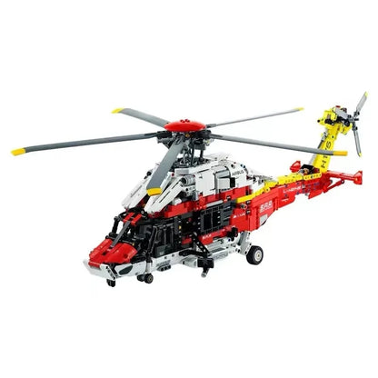 2001 Pcs Technical Airbus H175 Rescue Helicopter 42145 for Boy Girls Gift Motorised Functions Model Building Block Toy