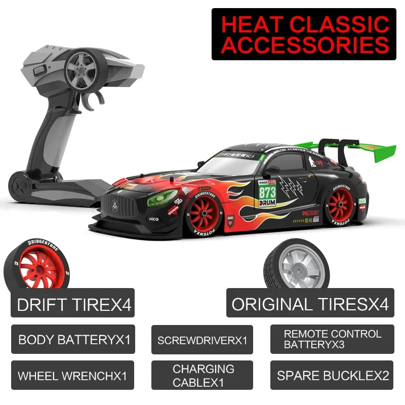 1:16 2.4G Four Wheel Drive Championship Racing RC Drift Car Children's High-speed Remote Control Car Boy's Electric Toy Gift