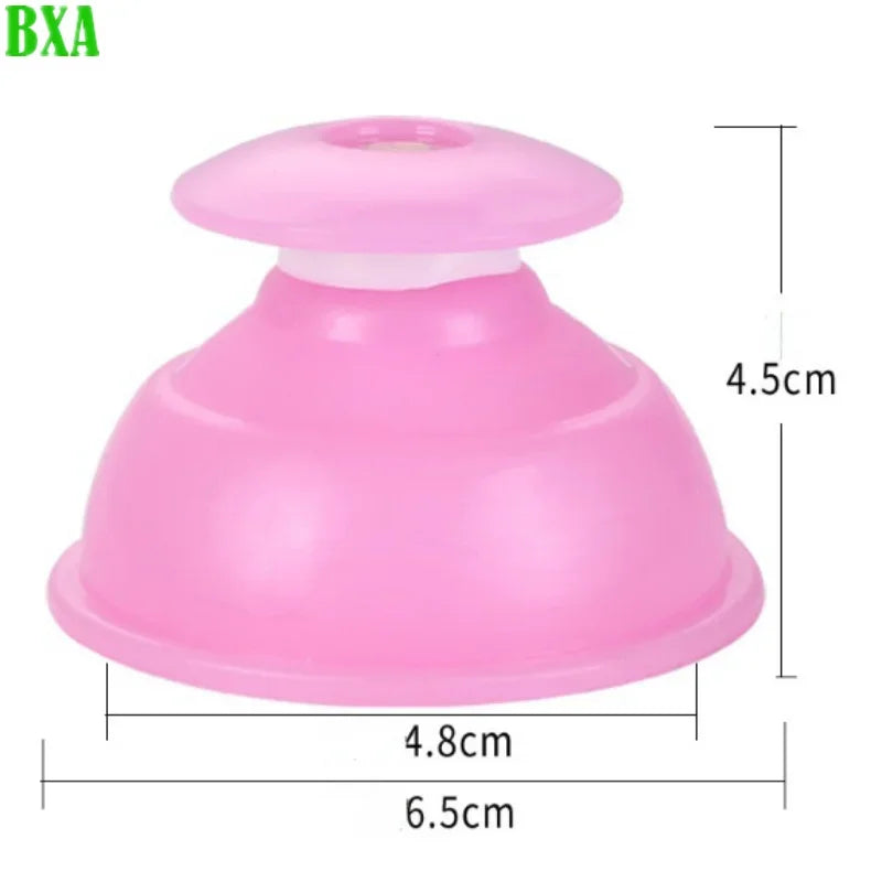 BXA Silicone Vacuum Cup Body Massager Anti Cellulite Vacuum Cans Silicone Suction Cups Back Neck Full Body Massage Helper