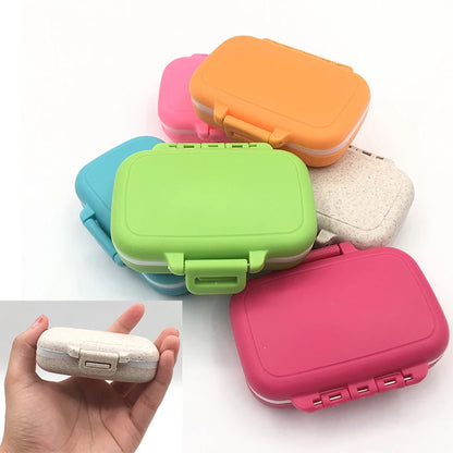 3 Lattices Pill Box Tablet Pill Case Dispenser Medicine Boxes Dispensing Medical Kit Mini Organizer Case Holder Pill Splitter