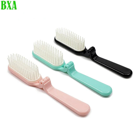 1PC Foldable Hairdressing Hair Comb Portable Detangling Hair Brush Hair Brush Anti Static Head Massage Travel Combs Hair Styling