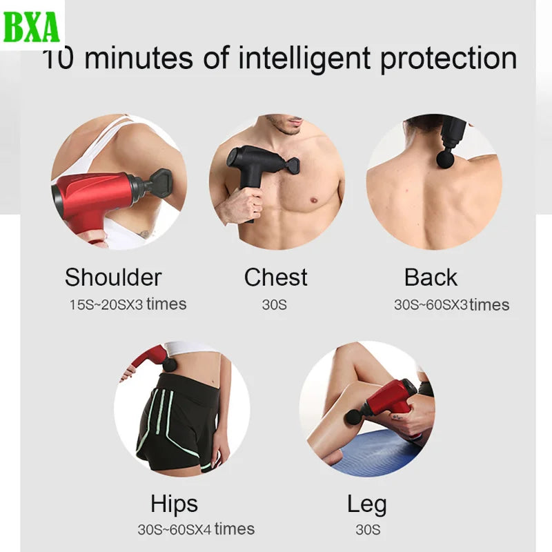 3000mAh 6 Speed Percussion Massager Deep Tissue Electric Massager for Neck Relief, Muscle Relaxation, Pain Relief, Fitness