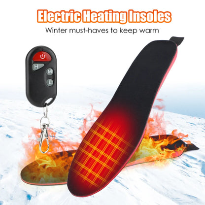 New Shoes Pads For Skiing Winter Outdoor Black Heated Insoles 2100mAh Electric Foot Warmer Hot Compress Remote Control 3-speed