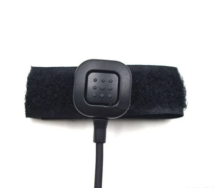 Throat Vibration Finger PTT Mic Air Tube Headset Microphone for ICOM IC-A4 IC-A5 IC-A3 IC-A2 IC-A110 Vertex VX-200 Two Way Radio