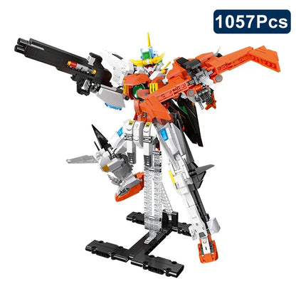 Technical Mecha Deformation Super War Robot Figures Model Building Blocks City Boys Gifts Warrior Titan Knight Anime Bricks Toys