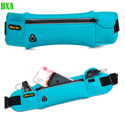 Running Waist Bag Sport Waterproof Waist Pack Close-Fitting Invisible Belt Outdoor Sports Bag Fitness Anti-Theft Phone Waist Bag