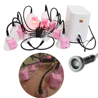 New Vacuum Chest Massager for Breast Enlargement Buttocks Lifts Multifunction Electric Vacuum Pumps Breasts Enlarge Butt Lifting