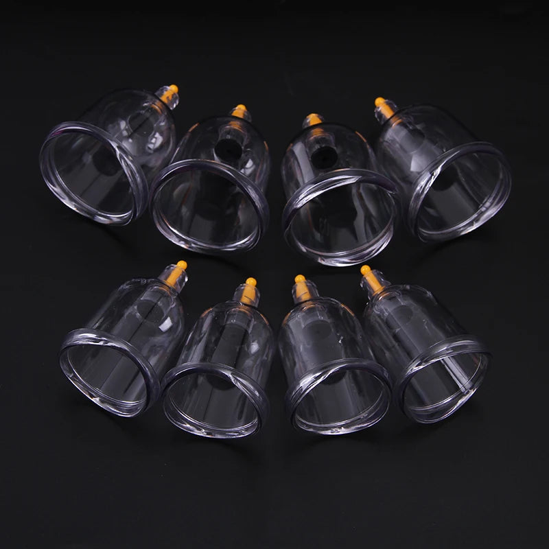 32 pieces Vacuum Cupping body Massager ventosa Suction Cups jar Set plastic vacuum suction therapy cupping set cans for massage